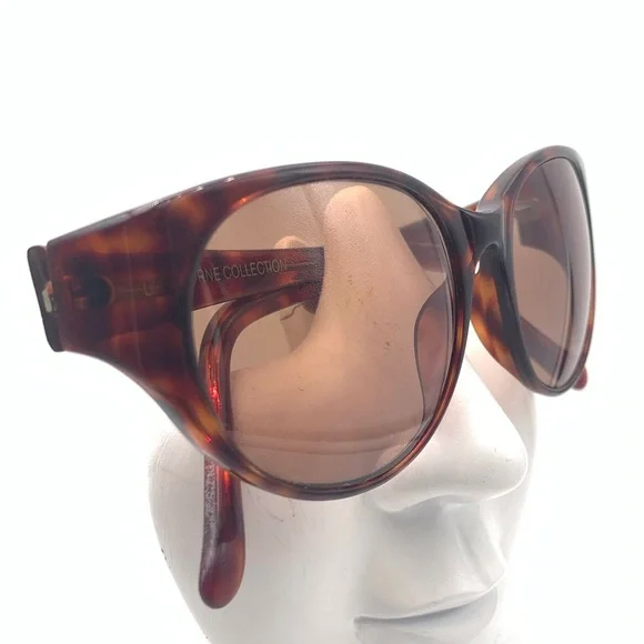 Liz Claiborne Shirley Tortoise Oval Sunglasses Frames - Picture 2 of 6